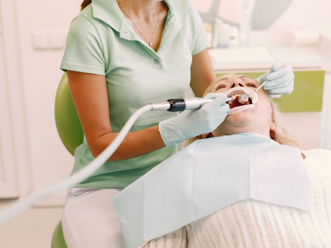 Professional teeth cleaning, scaling and polishing at Kamalaa Dental Clinic, Kudavasal